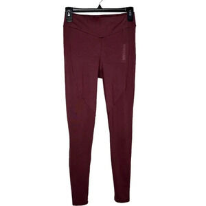 Gymshark Lustre Leggings Winter Berry Red Size M